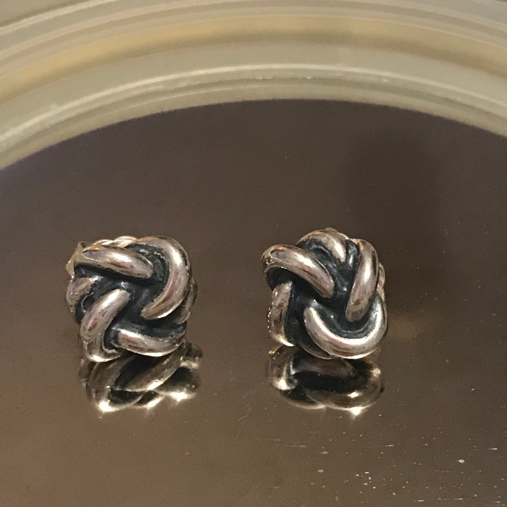 James Avery lovers knot earrings